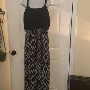 Black and White Maxi Dress